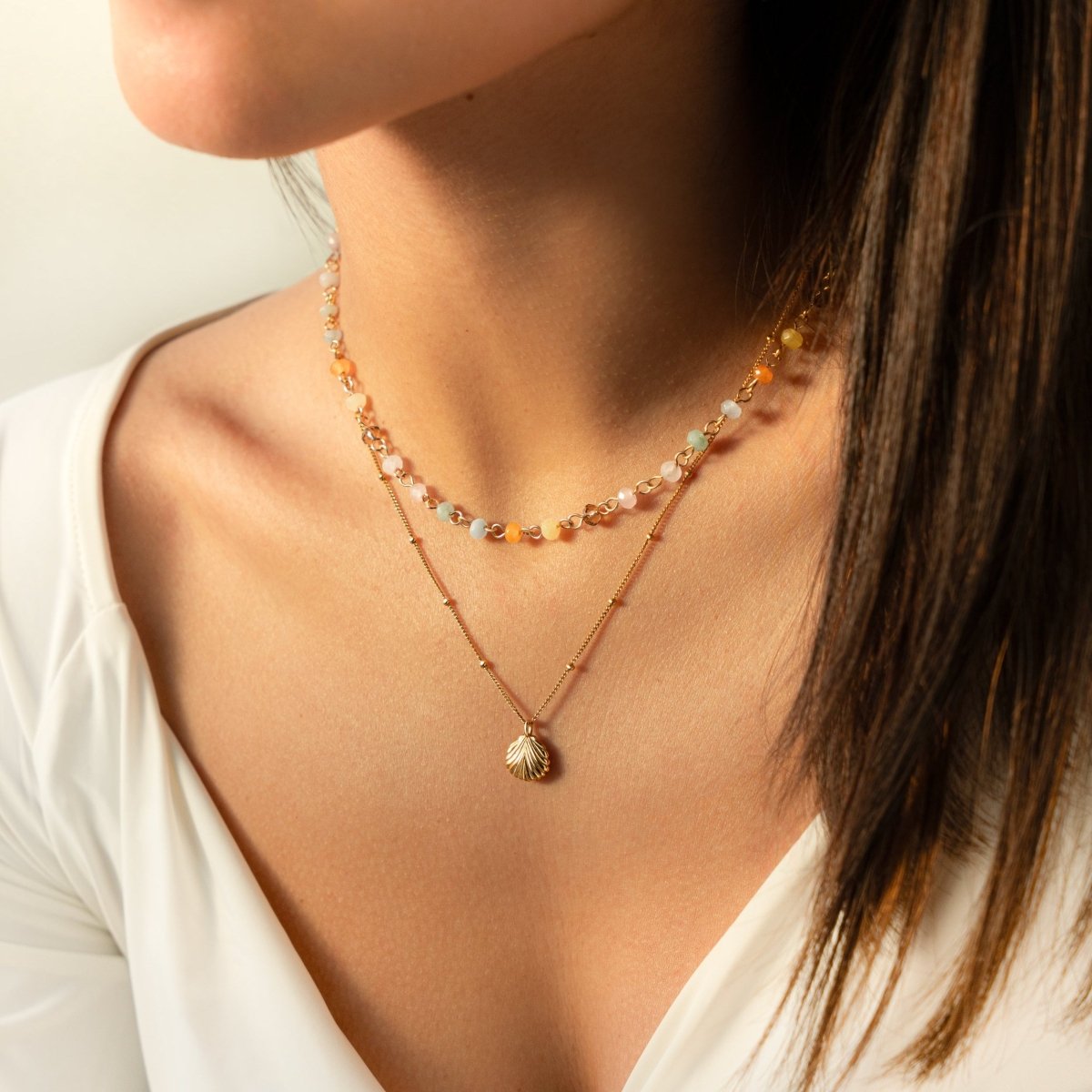 Pendentif Soleil Avec Coeur - Acier Inoxydable 316L - Perles & Co