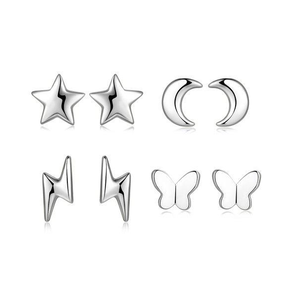 Boucles d’Oreilles Luna – Argent 925