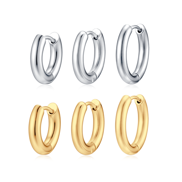 Boucles d’Oreilles Élora – Acier Inoxydable 316L