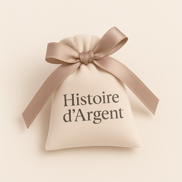 Pochette cadeau en velours histoire d'argent