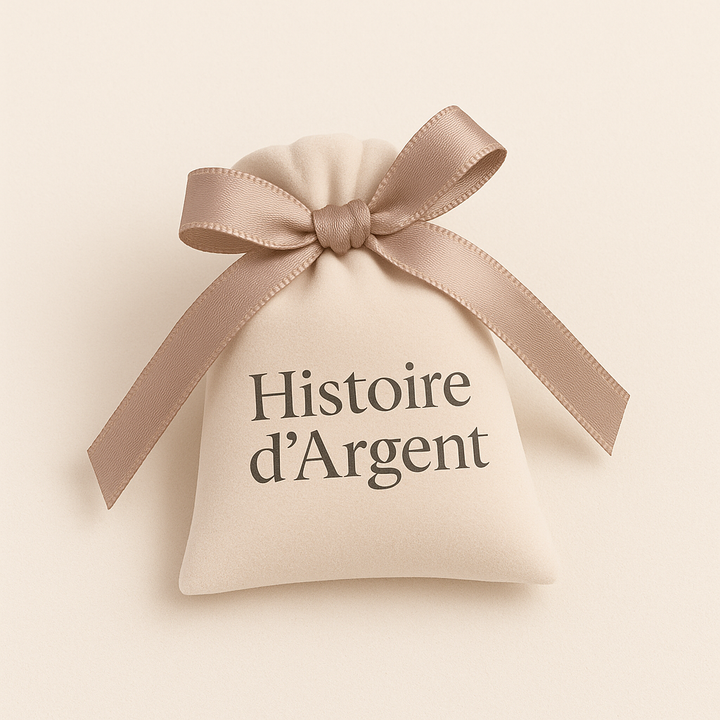 Pochette cadeau en velours histoire d'argent