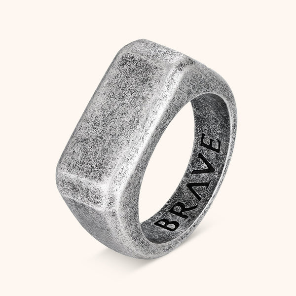 Bague Homme Noam – Acier Inoxydable 316L