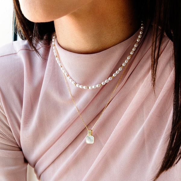 Collier Alba – Acier Inoxydable 316L & Argent 925