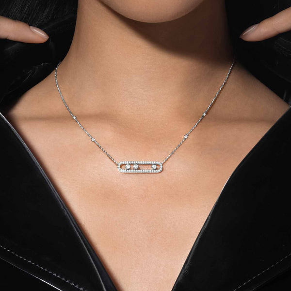 Collier Alina Duo Lumière – Argent 925 & Or 18k